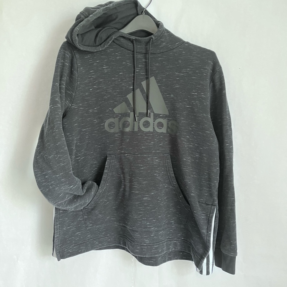 Adidas womens side slit black hoodie XL